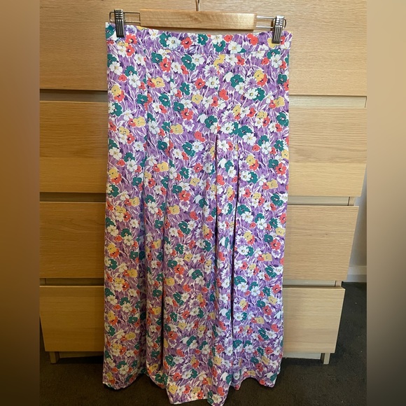 FAITHFULL the Brand RARE Cuesta Midi Skirt in Nefeli Print - Size 10 - Picture 15 of 15